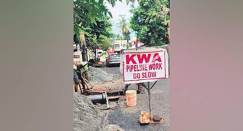 KWA’s sewerage section hard with its offices in various districts grappling with severe staff shortage. (Photo | Express)