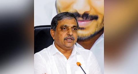 YSRC general secretary Sajjala Ramakrishna Reddy (Express)