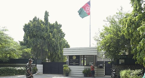 FILE - The Afghanistan Embassy in Chanakyapuri, New Delhi. (Photo | PTI)