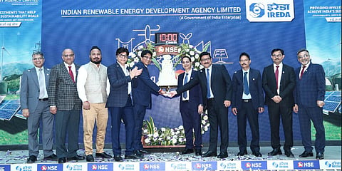 Indian Renewable Energy Development Agency Limited (IREDA) debuted on NSE today