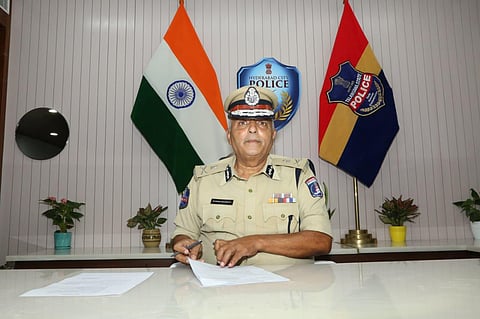 Hyderabad City Police Commissioner Sandeep Shandilya. (File photo)