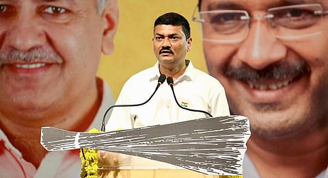 Umesh Makwana is the Aam Aadmi Party lawmaker representing the Botad Assembly constituency in Gujarat. (Photo | EPS)