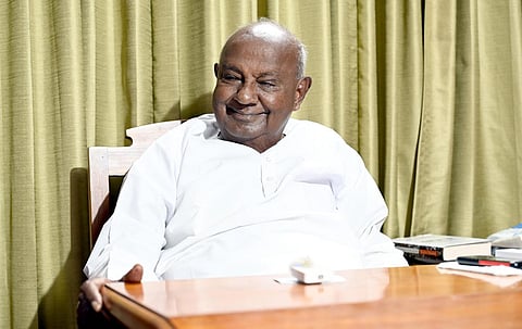JDS supremo Deve Gowda (File Photo | Nagaraja Gadekal, EPS)