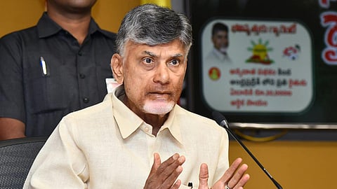 Telugu Desam Party Chief and former Andhra Pradesh Chief Minister N Chandrababu Naidu