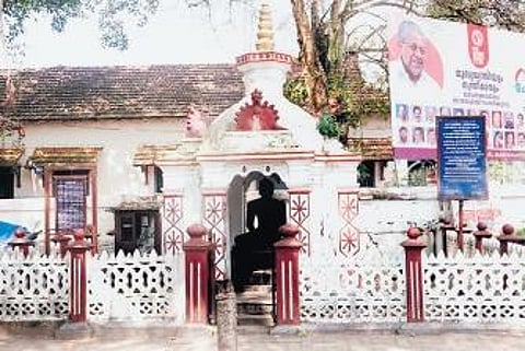 The Buddha statue unearthed from the banks of the Achankovil in 1923 | Express