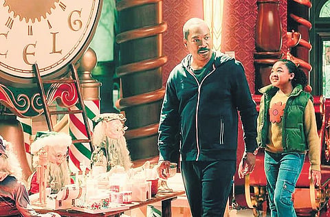 A still from 'Candy Cane Lane'