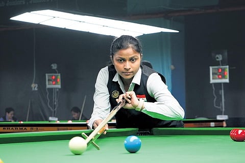 Amee Kamani is India’s ace cueist with remarkable achievements on green baize.