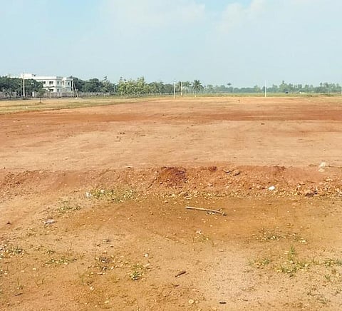 Empty plots at the Jagananna Township project in Nuzvid I express