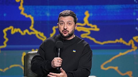 Ukrainian President Volodymyr Zelensky.