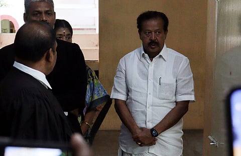 Higher Education Minister K Ponmudy. (File photo)