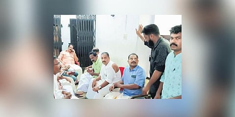 Congress and Youth Congress leaders who were taken into preventive custody