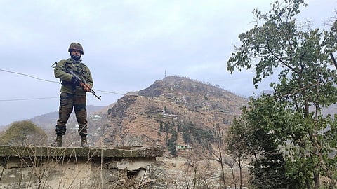 A security official said the convoy was attacked by militants near Shahsitar area in Poonch district.