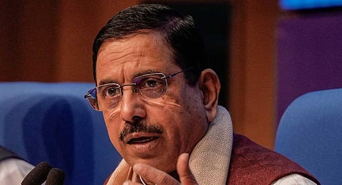 Union Minister for Parliamentary Affairs Pralhad Joshi