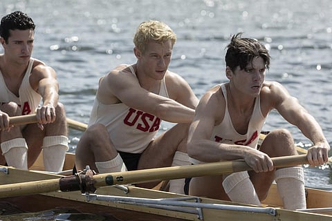 A snippet from the film The Boys in the Boat. (Photo | AFP)