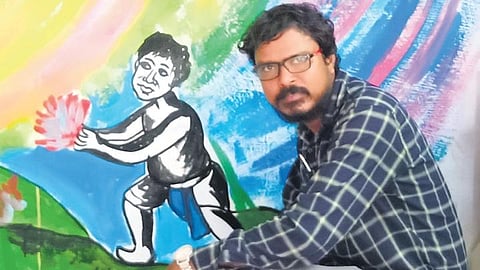 Artist Barigela Srinivas