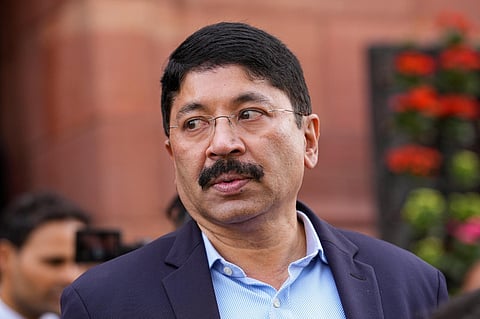 Former union minister and DMK functionary Dayanidhi Maran at at Parliament House on 31 Jan 2023. (File Photo | PTI)