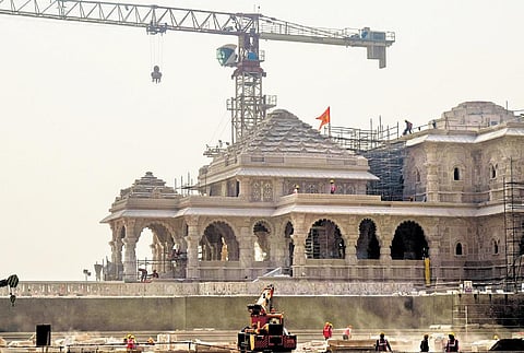 Consecration of Lord Ram at the Ayodhya temple will be held on January 22 | pti