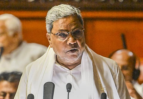 Karnataka Chief Minister Siddaramaiah. (Photo | PTI)