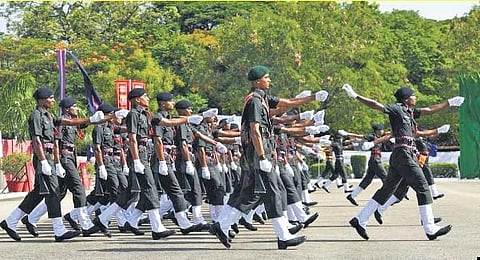 The first batch of Agniveer graduates perform the passing out parade at the 1 EME Centre in Secunderabad (File Photo)