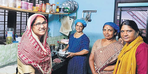 The collective kitchen at Chevarambalam, Kozhikode