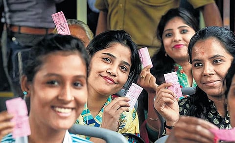 Chief Minister A Revanth Reddy will officially launch the 'free travel for women'scheme at the Assembly premises. (File | EPS)