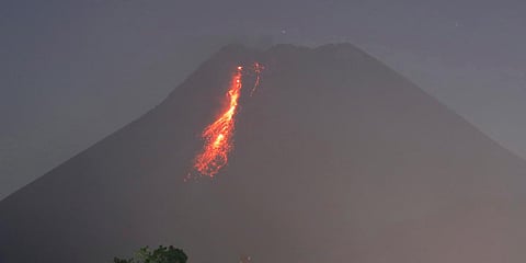 Image of a volcano used for representational purposes(File photo| AP)