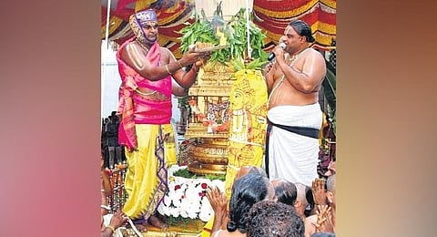Brahmotsavams begin at the Sri Kalyana Venkateswara Swami Temple on Saturday | Madhav K