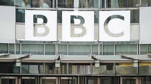 The BBC headquarters in London.