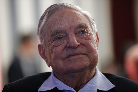 Billionaire philanthropist George Soros (File photo)