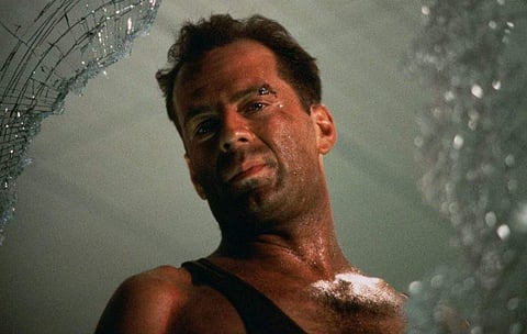 Bruce Willis in 'Die Hard'.