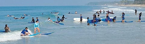 Varkala beach