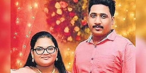 Akhil with Jithina