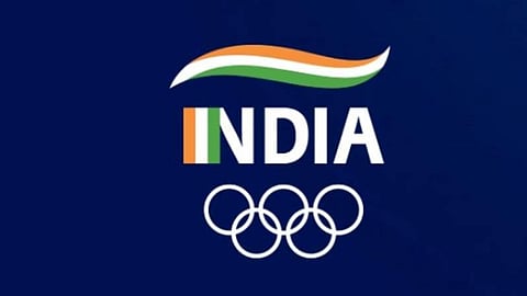Indian Olympic Association logo.