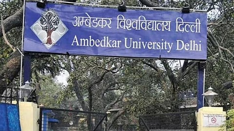 Delhi government-run Ambedkar University.