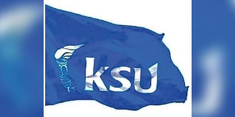 Kerala Students Union (KSU) flag used for representation