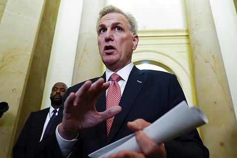 US House Speaker Kevin McCarthy. (Photo | AP)