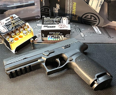 SIG Sauer P320 pistol. (Photo | Wikipedia)