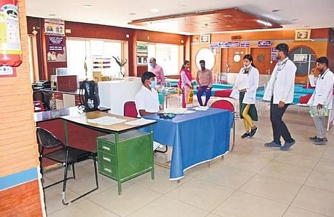  Preparations at a hospital in Mysuru for the mock drill | Udayashankar S 
