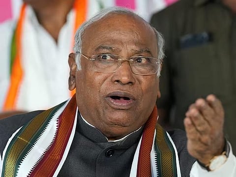 Congress president Mallikarjun Kharge. (File Photo | PTI)
