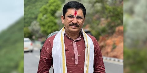 BJP MLA Narayan Tripathi. (Photo | Facebook)