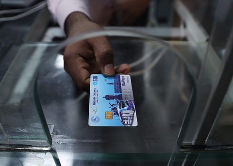 Singara Chennai card.(Photo| Express/ Sri Loganathan Velmurugan)