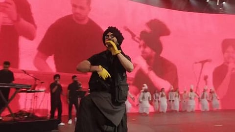 Diljit Dosanjh at the US' popular Coachella music festival (Photo | Coachella @ Twitter)