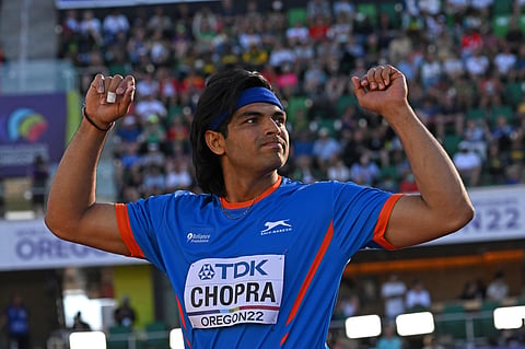 Neeraj Chopra. ( Photo | AFP)
