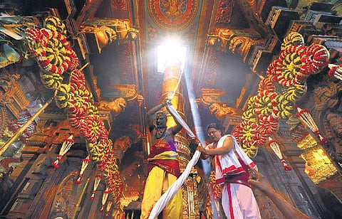 Chithirai festival celebrations. (Photo| KK Sundar, EPS)