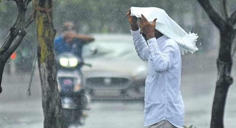 IMD said dry weather will prevail for the next two days, after which there could be light to moderate rainfall in one of two places in coastal Karnataka. (Photo | Express)