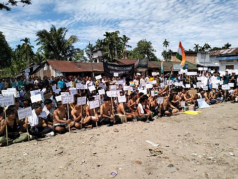 The Chakmas and the Hajongs have been criticising the Pema Khandu government for allegedly yielding to the AAPSU’s pressure. (Photo |EPS)