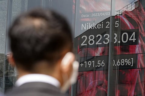 Oil prices soared more than 5% after Saudi Arabia and other major oil producers said they will cut production by 1.15 million barrels per day from May until the end of the year. (Photo | AP)
