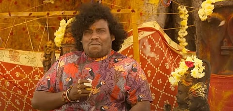 A still from the teaser of the movie 'Yaanai Mugathaan' (Photo | Youtube)