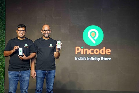 Sameer and Rahul launching 'Pincode.'