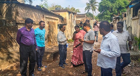 Commissioner Vijay Amruta Kulange visiting a lane | Express